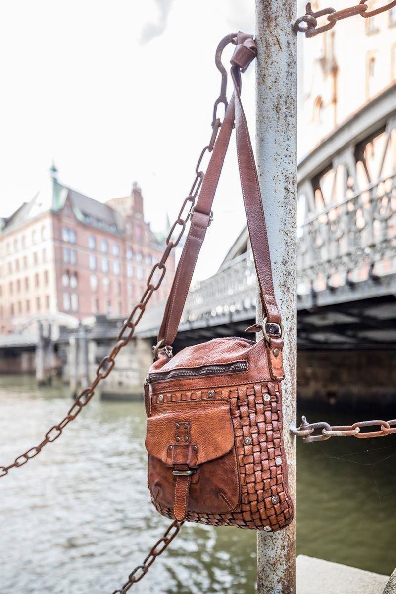 Geflochtenes Leder im Detail